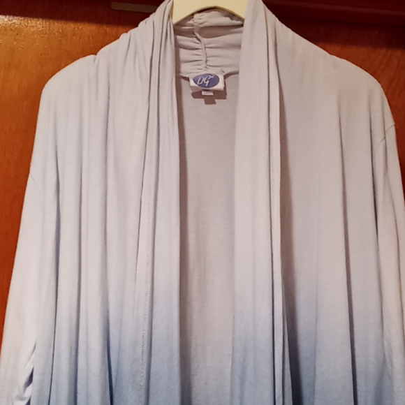 DG2 Dip Dyed Blue Cascade Front Topper, M #0225 - Picture 13 of 14